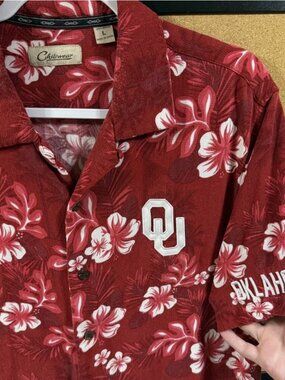 Mens Chiliwear OU Sooners hawaiian shirt size L